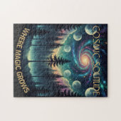 Cosmic Solitude Galaxy Forest • Mondphasen Puzzle (Horizontal)