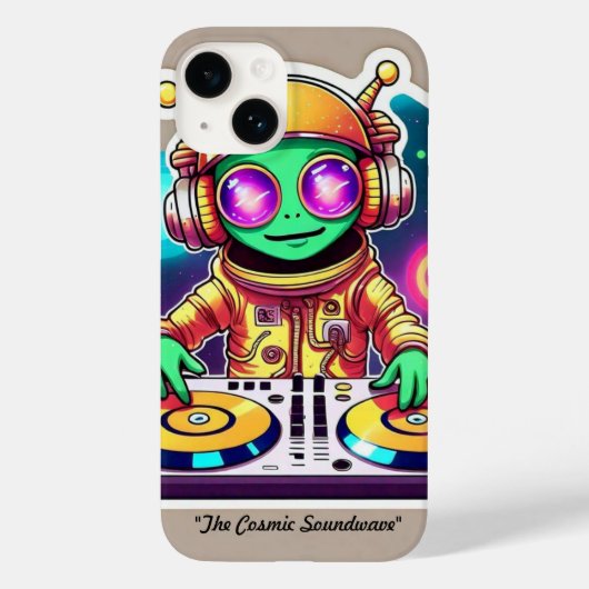 "Cosmic Soundwave Party" Case-Mate iPhone Hülle (Rückseite)