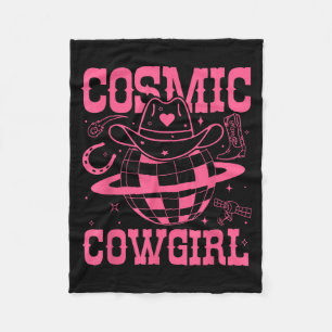 Cosmic Space Cowgirls-Shirt Junggesellinnenabschie Fleecedecke