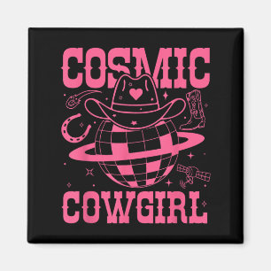 Cosmic Space Cowgirls-Shirt Junggesellinnenabschie Magnet