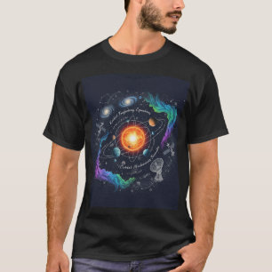 Cosmic Space Physik Gleichungen Universum T-Shirt 