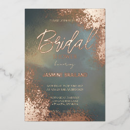 Cosmic Sparkle Hombre Wash Brautparty Folieneinladung