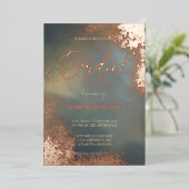 Cosmic Sparkle Hombre Wash Brautparty Folieneinladung (Stehend vorne)