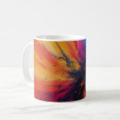 Cosmic Splash Artisan Kaffee Tasse (Vorderseite Links)
