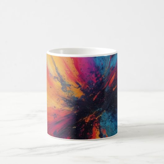 Cosmic Splash Artisan Kaffee Tasse (Mittel)