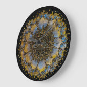 Cosmic Star Dust Acrylic Wall Clock Große Wanduhr (Winkel)