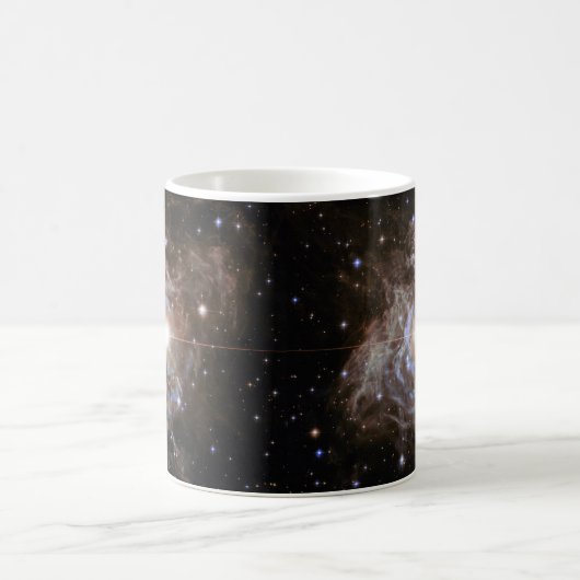 Cosmic Star Holiday Wreath Kaffeetasse (Mittel)