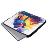 Cosmic Starry Night Egyptian Camel Landschaft Laptopschutzhülle (Vorne Knopf)