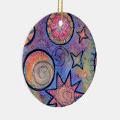 Cosmic Stars Celestial Keramik Ornament (Rechts)
