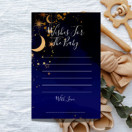 Cosmic Stars Thema Wünsche für Baby Dusche Spiel