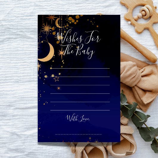 Cosmic Stars Thema Wünsche für Baby Dusche Spiel