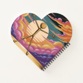 Cosmic Stickman Notebook Notizblock (Rückseite)