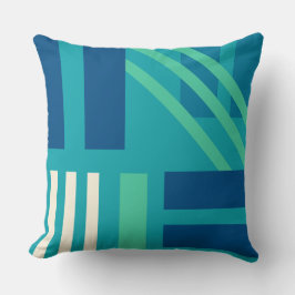 Cosmic Stripe Throw Kissen