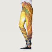 Cosmic Sun Mandala Art Leggings (Links)