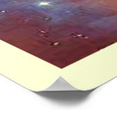 Cosmic Sun Mandala Art Poster (Ecke)