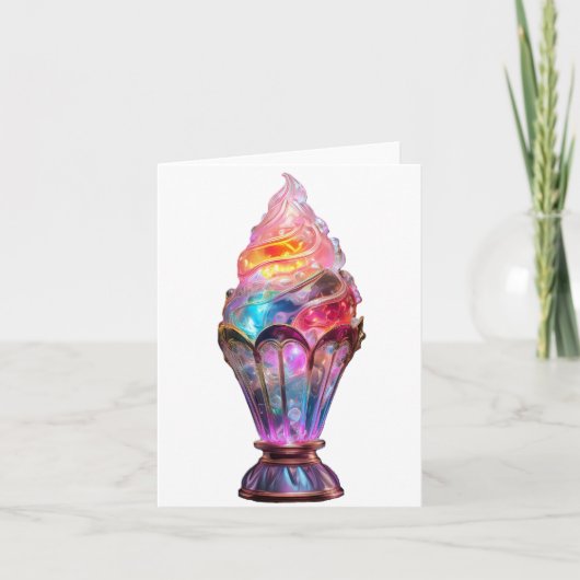 Cosmic Sundae Dankeskarte (Vorderseite)