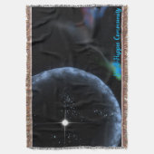 "Cosmic Supernova" Wurf Decke (Vorderseite Vertikal)