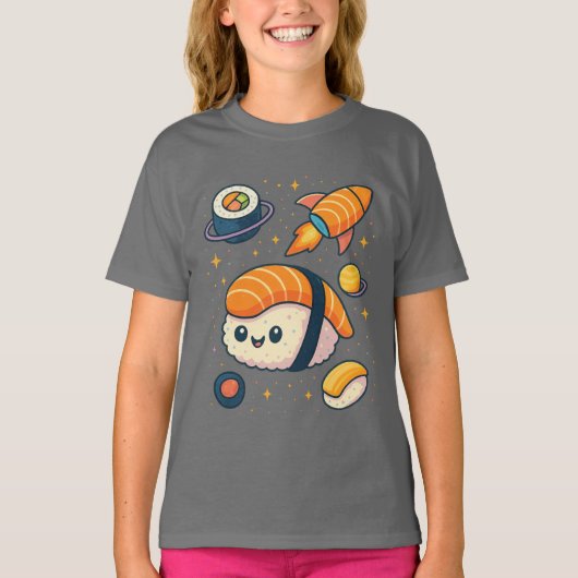 Cosmic Sushi Adventure T-Shirt (Vorderseite)