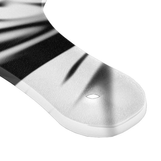 "Cosmic Swirl: Das Schwarz-Weiß-Marmor-Elegante Schneidebrett (Ecke)