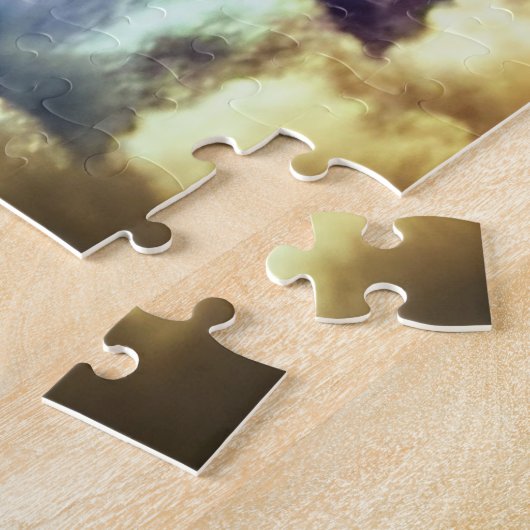 Cosmic Swirling Indigo Celestial Rainbow Universe Puzzle (Seite)