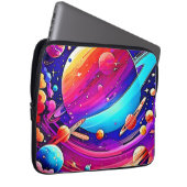 Cosmic Symphony Artwork Laptopschutzhülle (Vorne Rechts)