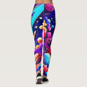 Cosmic Symphony Artwork Leggings (Rückseite)
