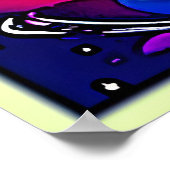 Cosmic Symphony Artwork Poster (Ecke)