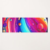 Cosmic Symphony Artwork Yogamatte (Vorderseite (Horizontal))