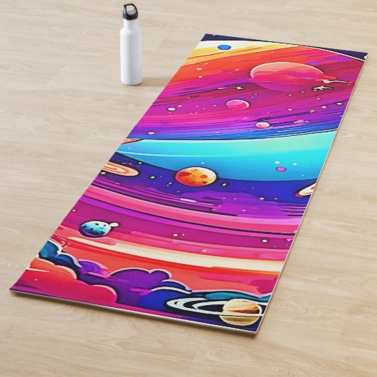 Cosmic Symphony Artwork Yogamatte (Beispiel)