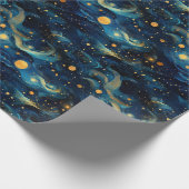 Cosmic Symphony: Celestis Music Art Design Geschenkpapier (Ecke)