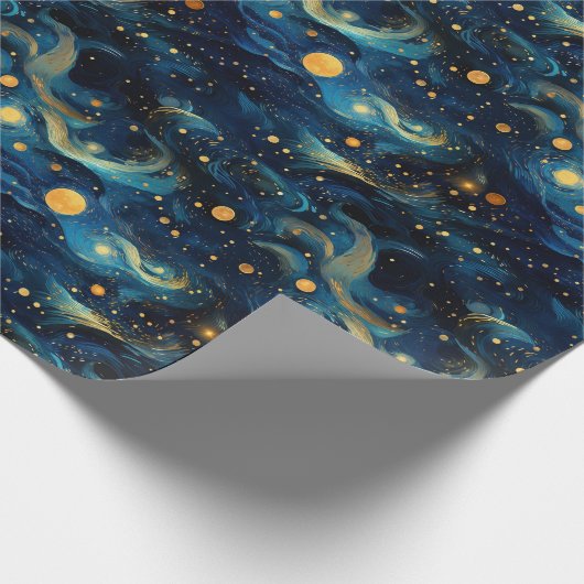 Cosmic Symphony: Celestis Music Art Design Geschenkpapier (Ecke)