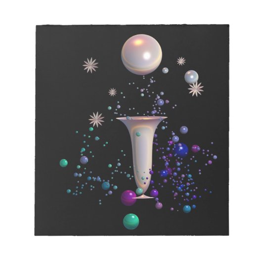 Cosmic Symphony Notepad Notizblock (Vorderseite)