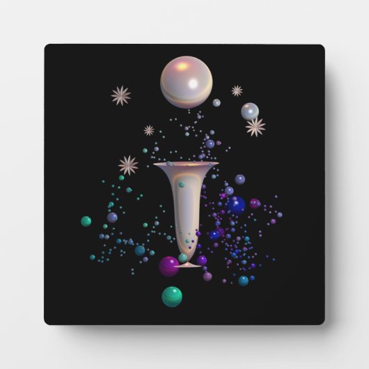 Cosmic Symphony Plaque mit Easel Fotoplatte (Vorderseite)