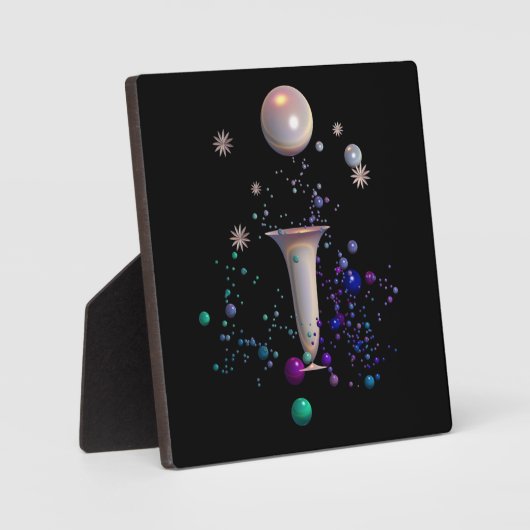 Cosmic Symphony Plaque mit Easel Fotoplatte (Vorderseite)