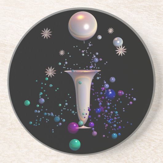 Cosmic Symphony Sandstone Untersetzer (Vorne)