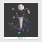 Cosmic Symphony Vinyl Sticker (Blatt)