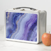 Cosmic Tanzanite Crystal Metall Lunchbox (Beispiel)