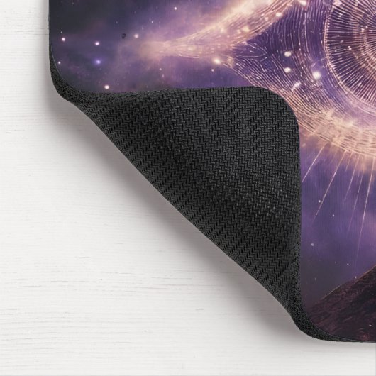 Cosmic Third Eye Awakening - Spiritual Awareness Mousepad (Ecke)