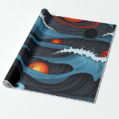 Cosmic Tides Geschenkpapier (Ungerollt)