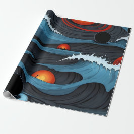 Cosmic Tides Geschenkpapier