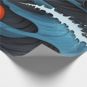 Cosmic Tides Geschenkpapier (Ecke)