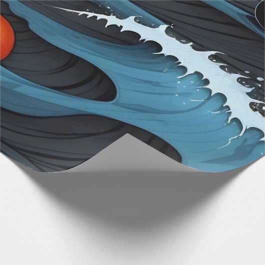 Cosmic Tides Geschenkpapier (Ecke)