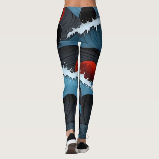 Cosmic Tides Leggings (Rückseite)