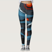 Cosmic Tides Leggings (Vorderseite)