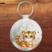 Cosmic Tiger Cub Trinas Swishy Adventure Schlüsselanhänger (Rückseite)