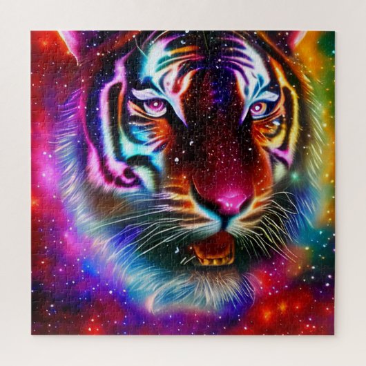 Cosmic Tiger Jigsaw Puzzle (Vertikal)