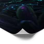 Cosmic Tiger Nebula Jungle Poster (Ecke)