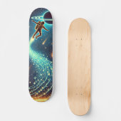 Cosmic Trail Skateboard (Vorderseite)