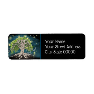 Cosmic Tree Address Labels