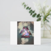 Cosmic Triple Knot Postkarte (Stehend Vorderseite)